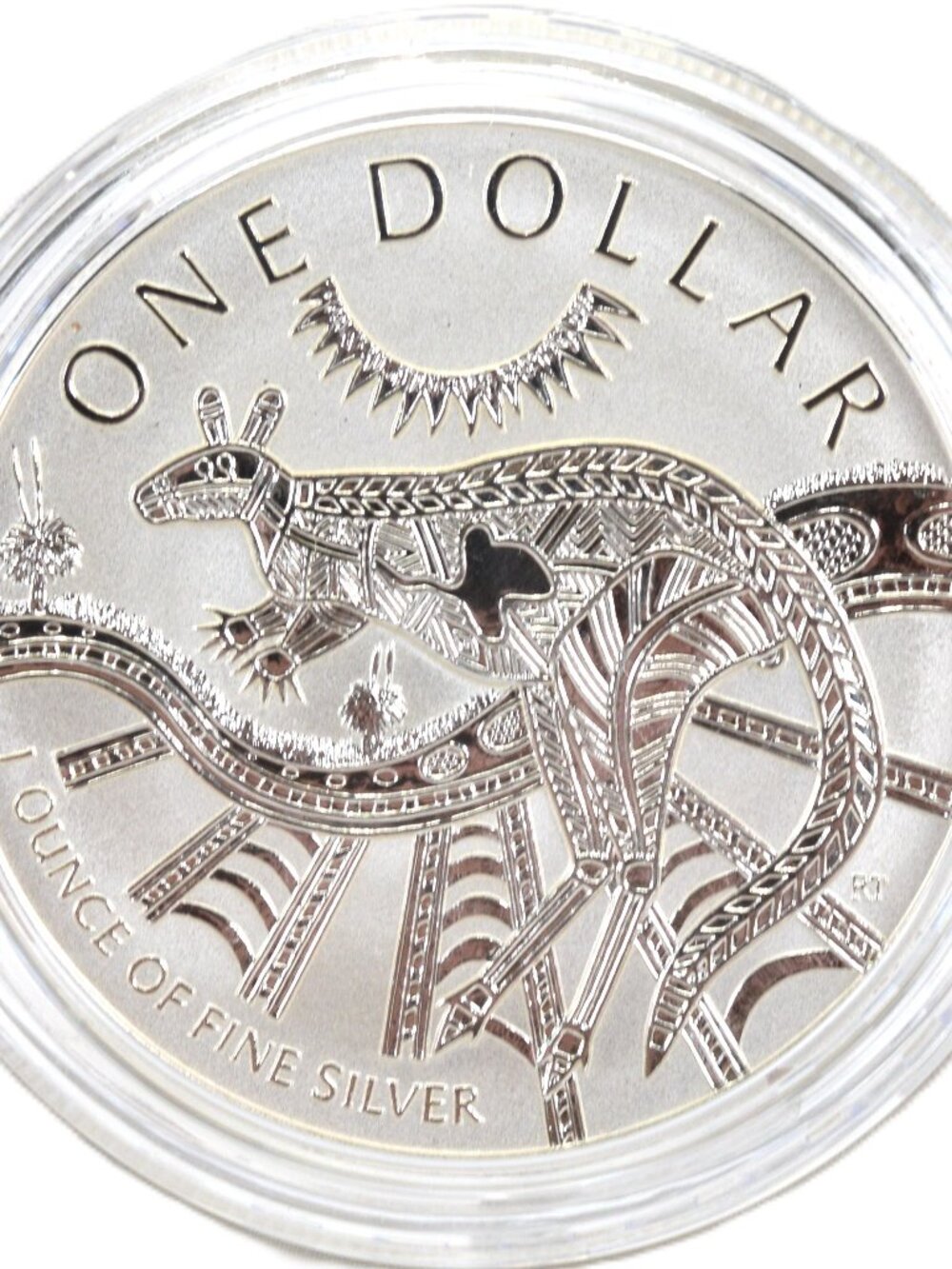 Australian 2003 $1 Silver Kangaroo Coin Frosted Uncirculated 1 Troy Oz Fine Silv